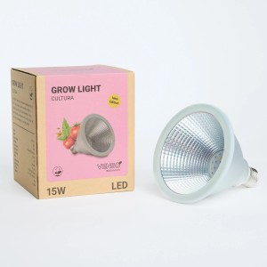 Lampada per piante a LED Venso E27 Cultura 15 W con confezione. Favorisce la crescita delle piante.
