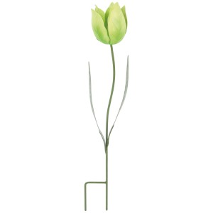 Gartenstecker Tulpe Grün 9 x 45,5 cm