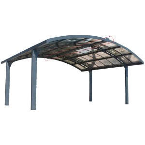 Kit di collegamento per 2 carport Arizona, per espandere il sistema di carport.