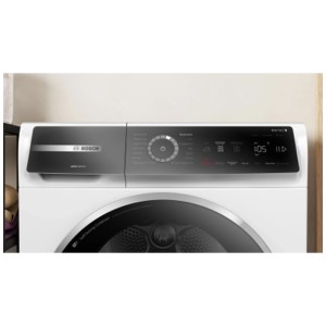 Bosch Wärmepumpentrockner WQB246D1CH Serie 8, 9 kg, Frontansicht mit Bedienfeld.