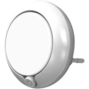 Luce notturna a LED Ledvance Lunetta Round, bianco caldo, con interruttore on/off per presa.