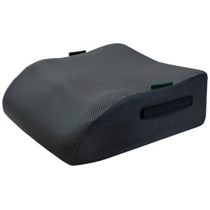 Seggiolino auto Bubu per bambini, adatto per bambini da 126-150 cm, in grigio/nero. Per maggiore sicurezza in auto.