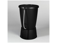Keter Regenwassertonne und Sockel Indigo Schwarz 220 l
