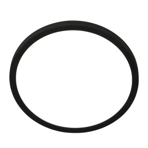 Plafonnier LED Briloner Kada noir, rond, ultraplat, Ø 29,5 cm.