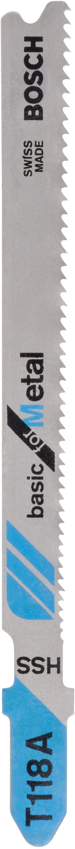 Stichsägeblatt T 118 A Basic For Metal, 5er-Pack