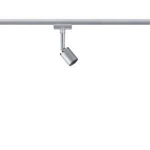 Spot Paulmann URail Pure II, chrome mat, pour systèmes de rails.