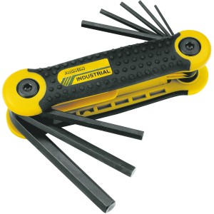 Set chiavi esagonali Proxxon HX, 8 pezzi, con chiavi a brugola nel supporto.