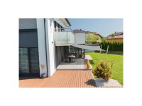 Windhager Tenda a vela Capri quadrata Grigio 5 x 5 m