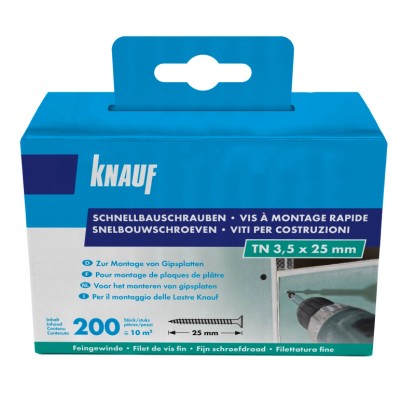Knauf SB Schrauben TN 25 mm / 200 Stk.
