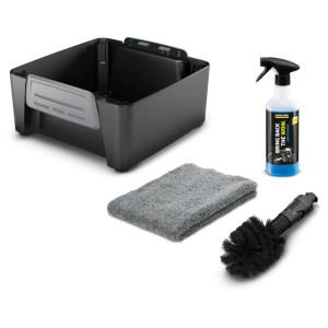 Kärcher Bike Accessory Box per OC 3 con scatola, spazzola, panno e detergente per bici.