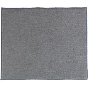 Tappetino scolapiatti Wenko Miko in microfibra grigia, 47x40cm, per la cucina. Assorbente e salvaspazio.