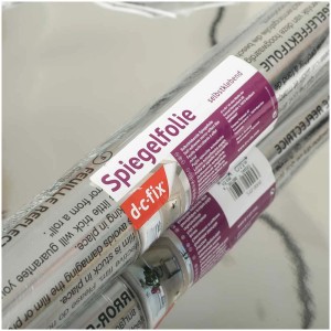 Pellicola adesiva effetto specchio metallizzato d-c-fix®, rotolo 45x150cm, per mobili e superfici lisce.