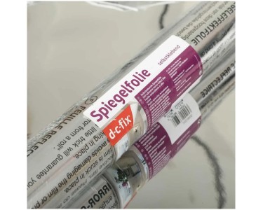 D-c-fix Pellicola Adesiva Per Mobili Argento Effetto Specchio Metallizzata Pvc Plastica Vinile Impermeabile Decorativa Per Cucina Armadio Porta Carta Rivestimento 90 Cm X 12 M 84215106 - 3