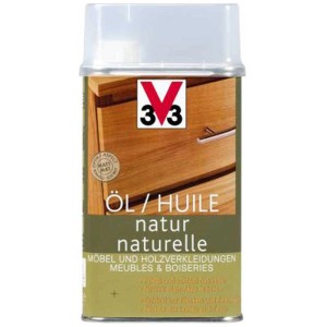 Holz-Öl Weiss 500ml für Möbel & Holzverkleidungen. Schützt vor Flecken und Feuchtigkeit.