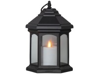 Star Trading LED-Laterne Linta Schwarz 26 x 15 x 17 cm