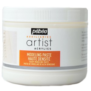 Pébéo Artist Acrylics Light Modellierpaste, 500ml Dose für Reliefs und Hintergründe.