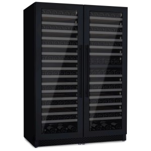 Trisa Weinkühlschrank mit Doppeltür und drei Zonen für bis zu 317 Flaschen.