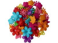 Glorex 6 1630 166 – Rocailles Mix colorato, bel mix di perline in diversi colori, 40 g, 8 colori confezionati singolarmente, per la creazione di gioielli, aracniole e altri accessori