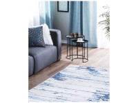 Teppich Burdur Kurzflor Blau 160 x 230 cm