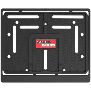 SpeedLock Set moto portatarga, plastica, 18x14 cm, per targhe moto.