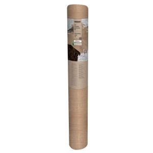 Telo pacciamatura in juta Windhager, 75x600cm, rotolo. Antierbacce per aiuole e giardini.