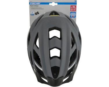 Fischer Casco da ciclista Urban Levin Nero L/XL
