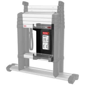 Support mural Telesteps pour échelle télescopique Combi Line pour un rangement peu encombrant.