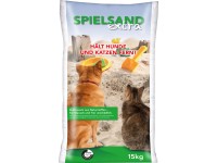 Spielsand Extra mit abweisenden Duftstoffen für Hund und Katze 15 kg
