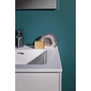 Ensemble meuble-lavabo Laufen Pro S, orme foncé, 60 cm. Meuble de salle de bain avec lavabo blanc.
