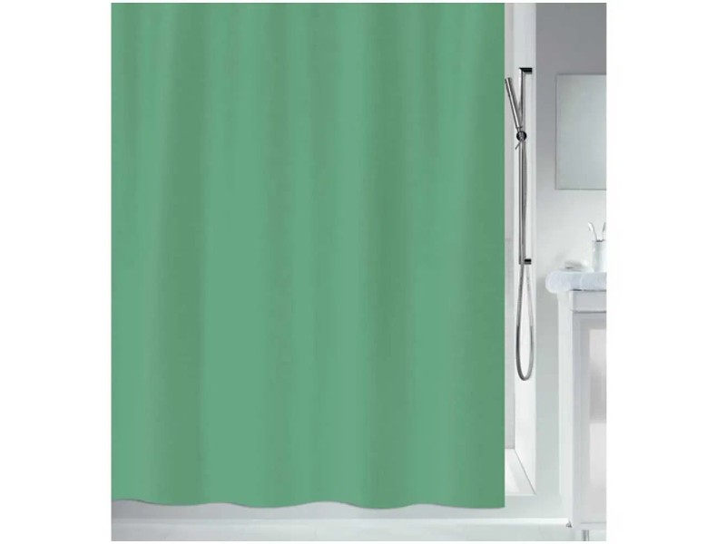 Spirella Duschvorhang Primo Polyester Grün 240 x 200 cm kaufen bei