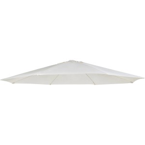 Beige Ersatzbespannung für Ampelschirm Alvarado, 300x300 cm, aus Polyester.