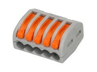 Wago Klemme 5-polig Grau Wago Klemme 5-polig Grau