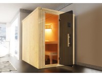 Weka Elementsauna Kaarina 1 Sparset Glastür Kompakt 3,6 kW Weka Elementsauna Kaarina 1 Sparset Glastür Kompakt 3,6 kW