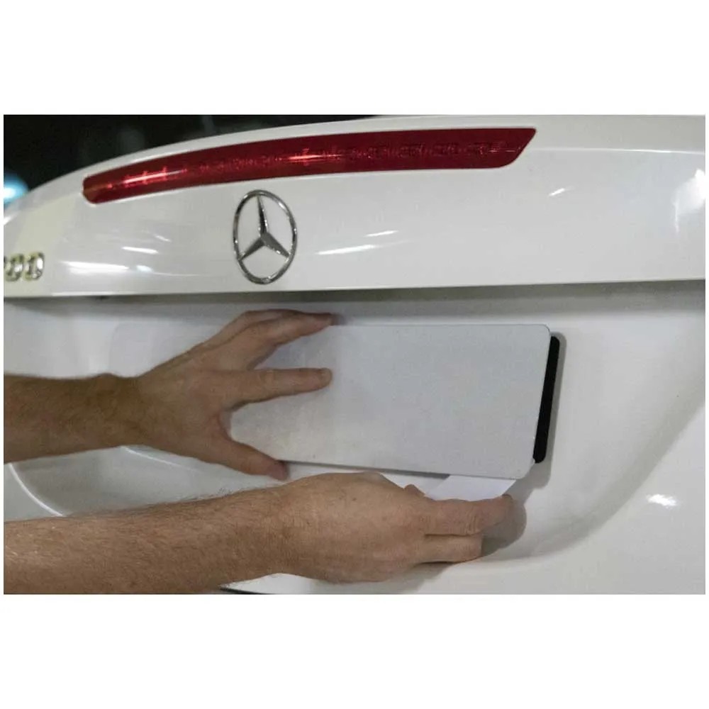 2 Court Support De Plaque D'Immatriculation Voiture Porte Plaque 235789094374