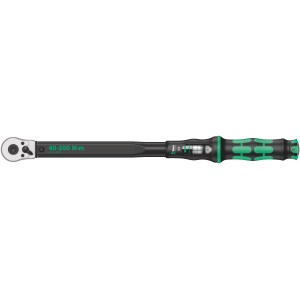 Chiave dinamometrica Wera Click-Torque C 3 con cricchetto reversibile, 40-200 Nm, per avvitamenti a coppia controllata.