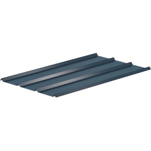 Pannello per tetti e facciate SDF antracite in alluminio, 585x1180mm.