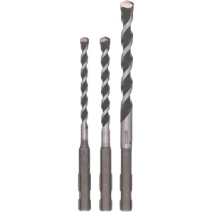 Jeu de forets multi-matériaux Bosch SDS Quick, 3 pièces. Forets universels pour marteaux perforateurs.
