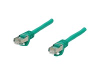 Schwaiger Câble réseau cat. 6 S/FTP Vert 1 m