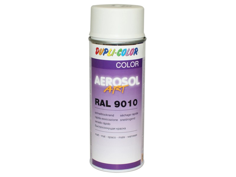 Dupli-Color Lackspray Aerosol-Art matt RAL 9010 Reinweiss 400 ml