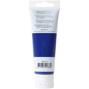 Tube I Am Creative Acrylfarbe Dunkelblau, 75ml. Ideal für Leinwand, Holz und mehr.