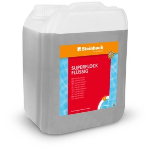Steinbach Superflock liquide, bidon de 5 l pour la floculation de l'eau de piscine.