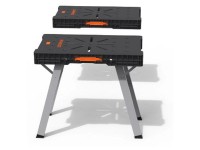 Arbeitstisch klappbar Kunststoff Schwarz (HxBxT) 70 x 50 x 80 cm