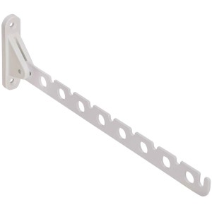 Séchoir à linge Hettich blanc en acier/plastique à visser, pliable.