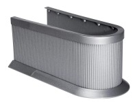 Fackelmann Siphonabdeckung  Silber