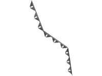 Rasenkante Stahl 12 x 200 cm / 1 Stk.