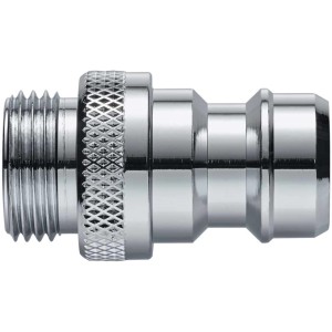 Nipplo di accoppiamento Neomatic, ottone cromato, filettatura M22x1, Ø 16,5mm.