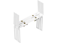 Balkonkastenhalter Stahl pulverbeschichtet Weiss verstellbar / 2 Stk.