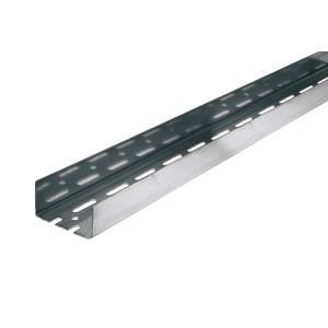 Profilo di irrigidimento Knauf UA 75/40, spessore 2 mm, per intelaiature e telai di porte.