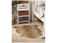 Grand Tapis En Peau De Vache Véritable Beliani – Taille 3x4 M, Forme Difforme Marron