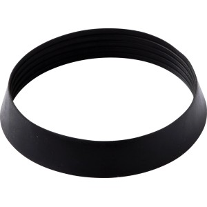 Joint souple noir KÖRO 2 pour sortie de réservoir de chasse 50 mm, bague d'étanchéité.